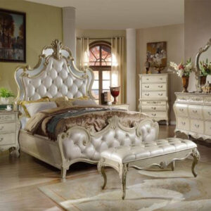 set kamar tidur mewah duco ivory