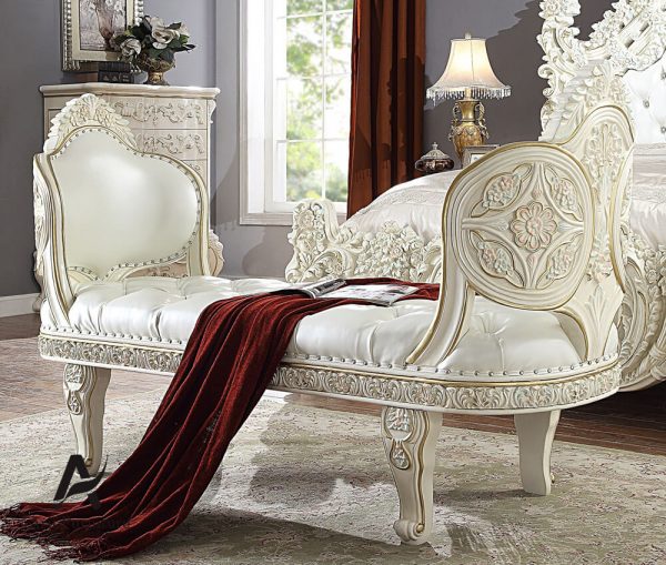 kamar set ukiran duco putih