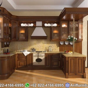 kitchen set kayu jati jepara american design