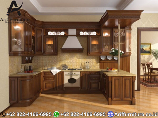kitchen set kayu jati jepara american design