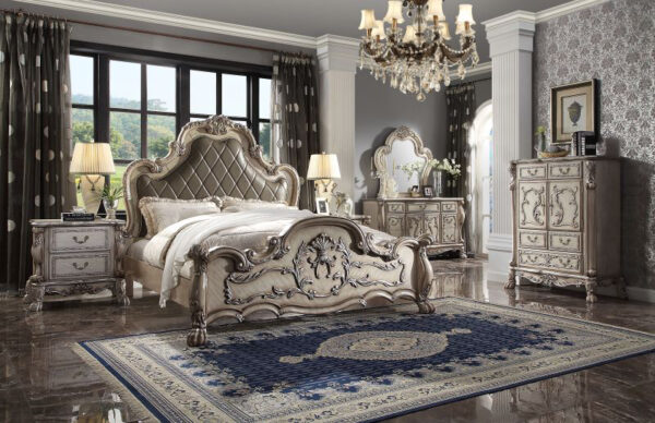 set kamar tidur jati ukir modern
