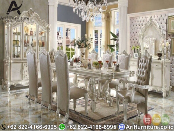 set meja makan luxury jepara