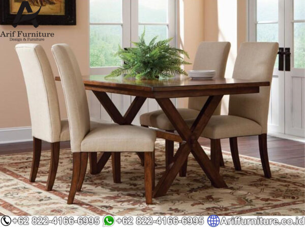 set meja makan minimalis