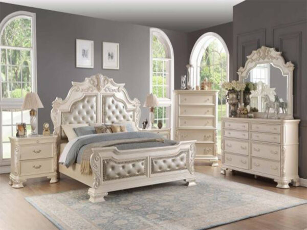 set tempat tidur klasik duco mewah