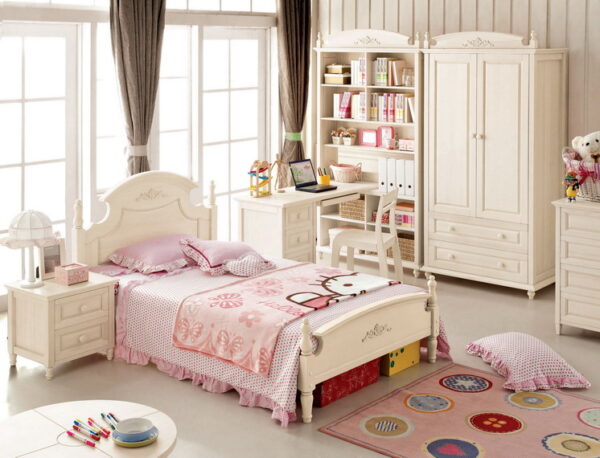 tempat tidur anak perempuan modern terbaru