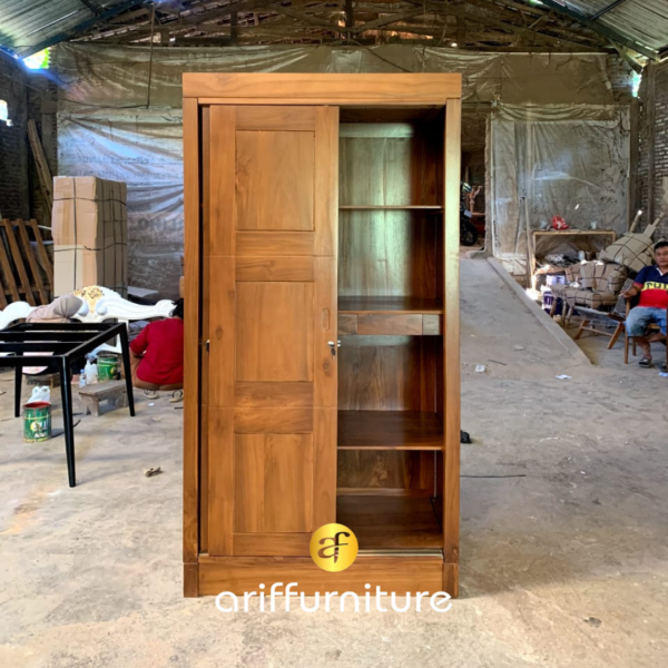 Lemari Pakaian Classic Pintu Sliding - Gambar 5