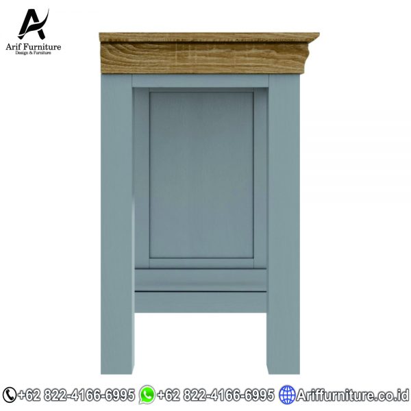 Set Tempat Tidur Minimalis Kombinasi Solid