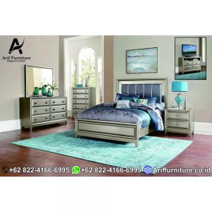 Tempat Tidur Minimalis Brown Metaliq