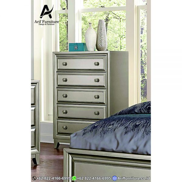 Tempat Tidur Minimalis Brown Metaliq