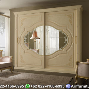 lemari pakaian classic pintu sliding terbaru