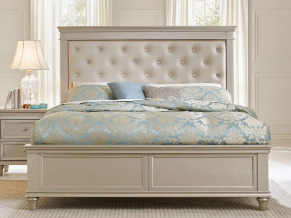 tempat tidur minimalis mirror cream