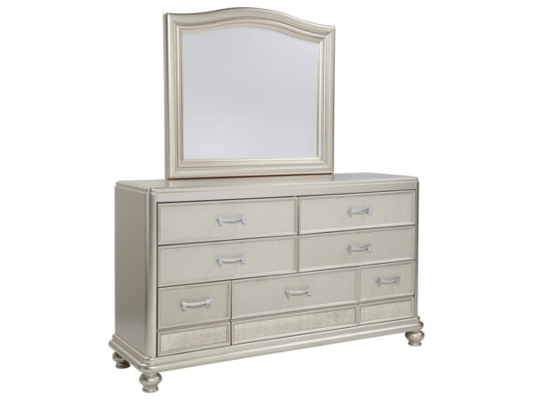 tempat tidur set silver minimalis