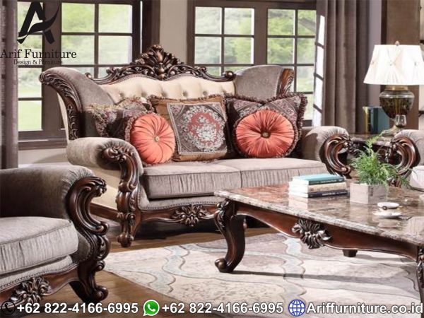 Kursi Sofa Tamu Jepara Jati Ukir Classic