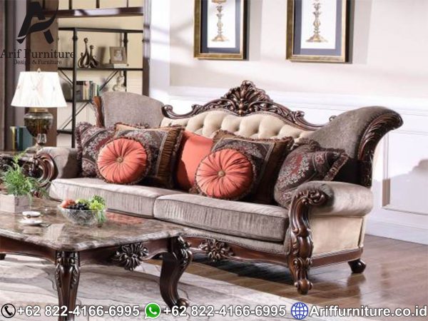 Kursi Sofa Tamu Jepara Jati Ukir Classic