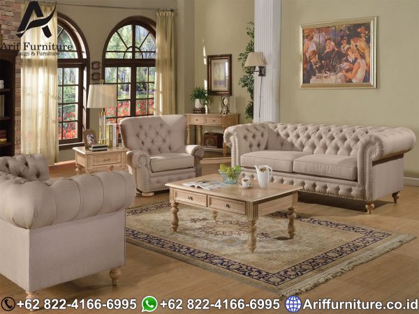 Kursi Sofa Tamu Minimalis Shabby Jepara