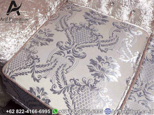 Set Sofa Tamu Mewah Pearl White Duco