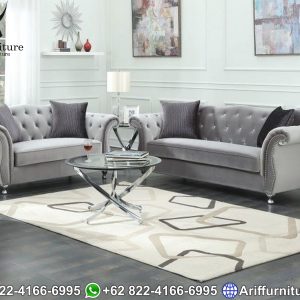 Sofa Tamu Jepara Mewah Minimalis Tiarella