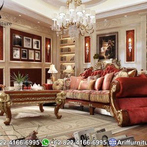 Sofa Tamu Mewah Jepara Ukir Luxury