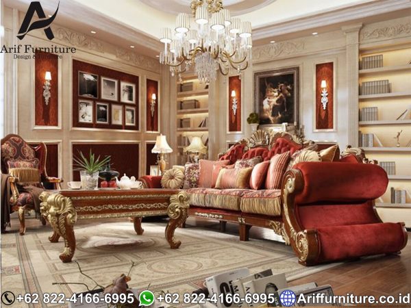 Sofa Tamu Mewah Jepara Ukir Luxury