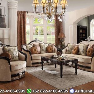 Sofa Tamu Mewah Ukir Furniture Jepara