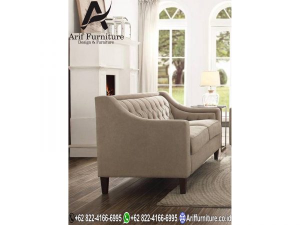 Sofa Tamu Minimalis Jepara Natural