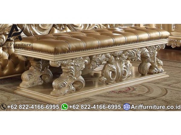 Tempat Tidur Mewah Jepara Ivory Silver