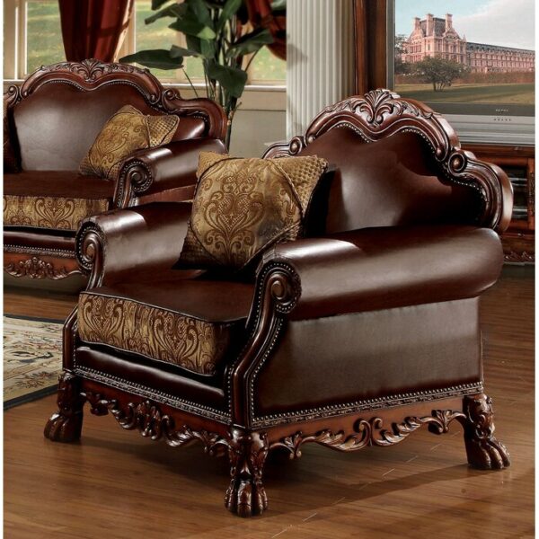 sofa tamu mewah natural jati jepara
