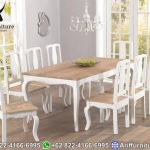meja makan minimalis natural terry