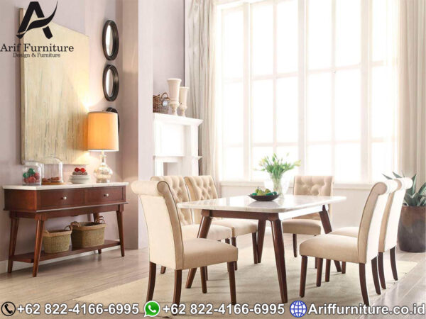 set meja makan minimalis murmer