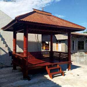 gazebo kayu kelapa terbaru