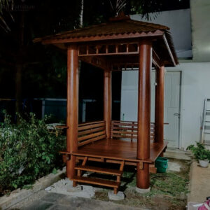 gazebo mini kayu kelapa jepara