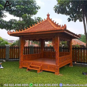 gazebo ukiran jepara mewah