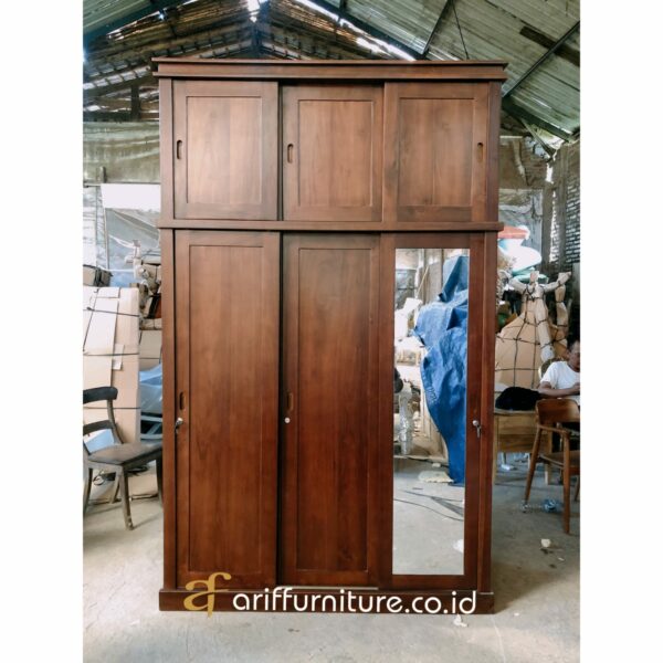 Lemari Pakaian Minimalis Sliding 3 Pintu - Gambar 6
