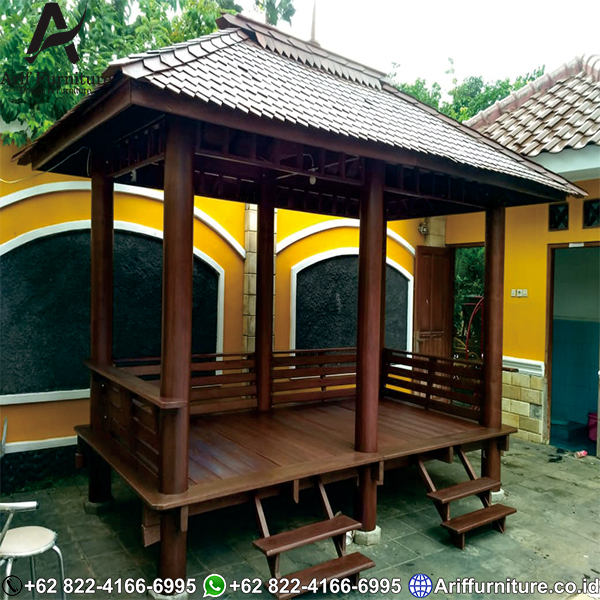 Gazebo Kayu Kelapa Jepara