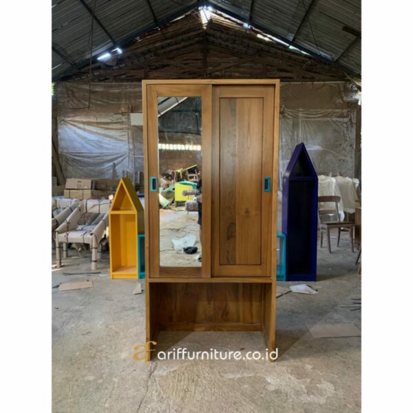 Lemari Pakaian Minimalis Modern Jepara - Gambar 2