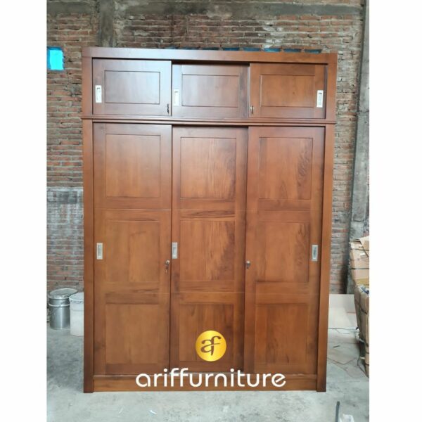 Lemari Pakaian Minimalis Sliding Murah - Gambar 3