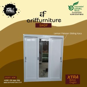 Lemari Pakaian 3 Pintu Minimalis Terbaru