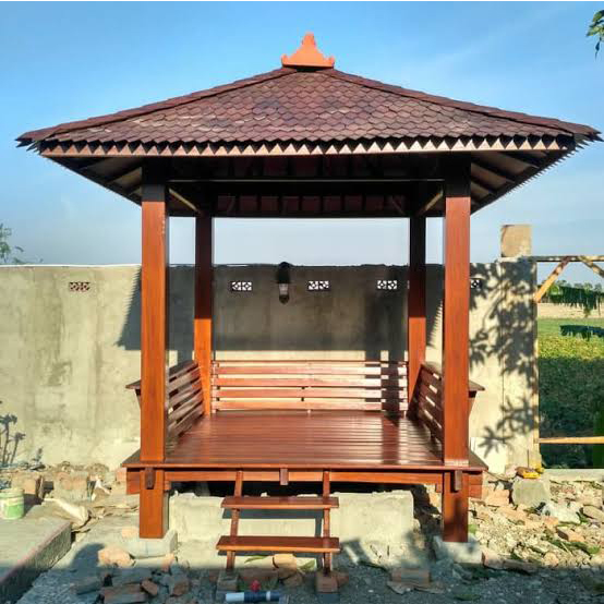 gazebo kayu jati gazebo kayu jati