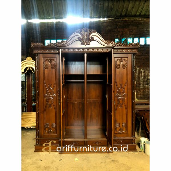 Lemari Pakaian Minimalis 4 Pintu - Gambar 4