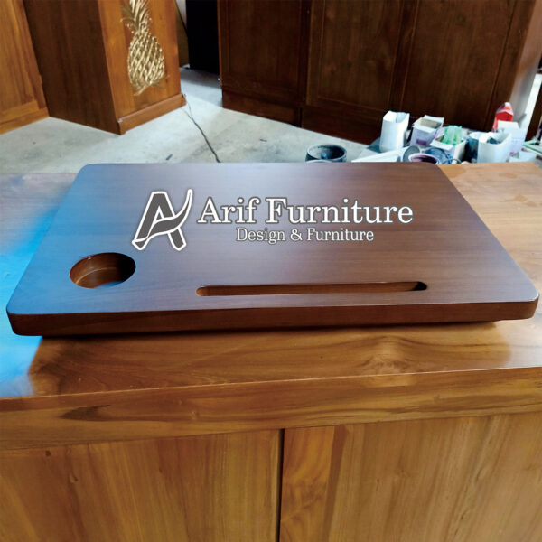 meja laptop kayu minimalis lipat jepara murah