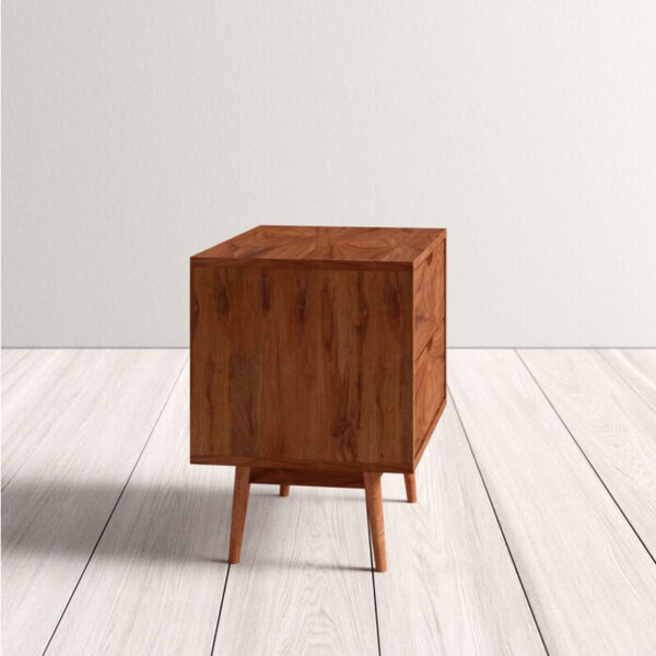 meja nakas minimalis kayu jati laci