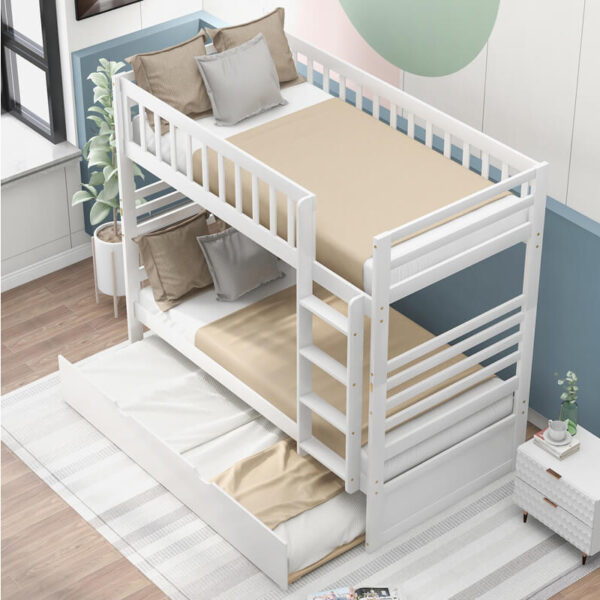 ranjang tidur tingkat minimalis sorong modern