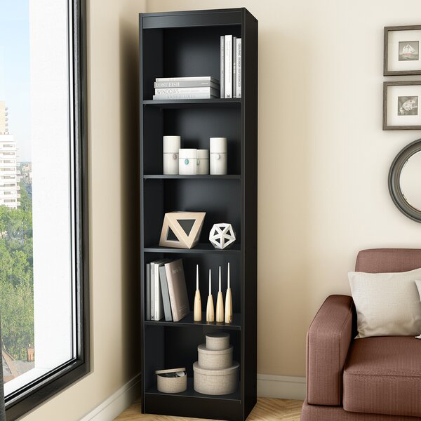 lemari buku kayu minimalis murah