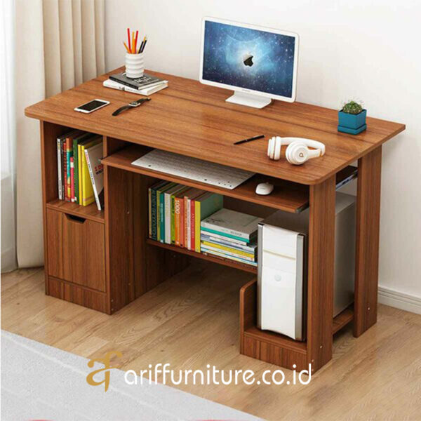meja kantor jati jepara minimalis