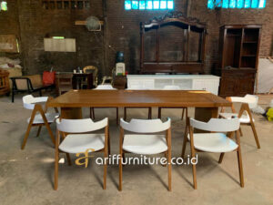 Furniture Jepara Set Meja Makan Jati