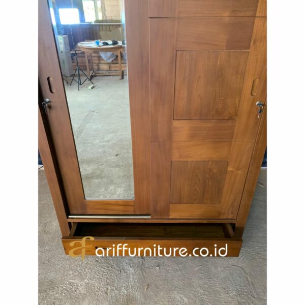 Lemari Pakaian Minimalis 2 Pintu Terbaru - Gambar 7
