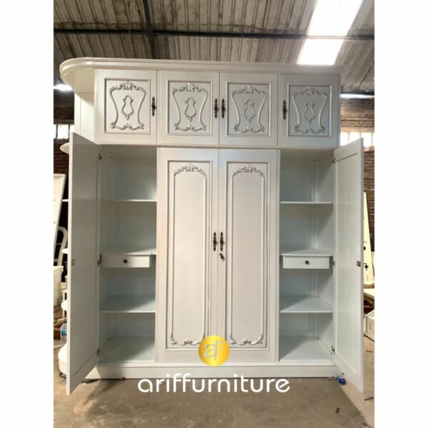 Lemari Baju Minimalis Kayu Modern Jepara - Gambar 5