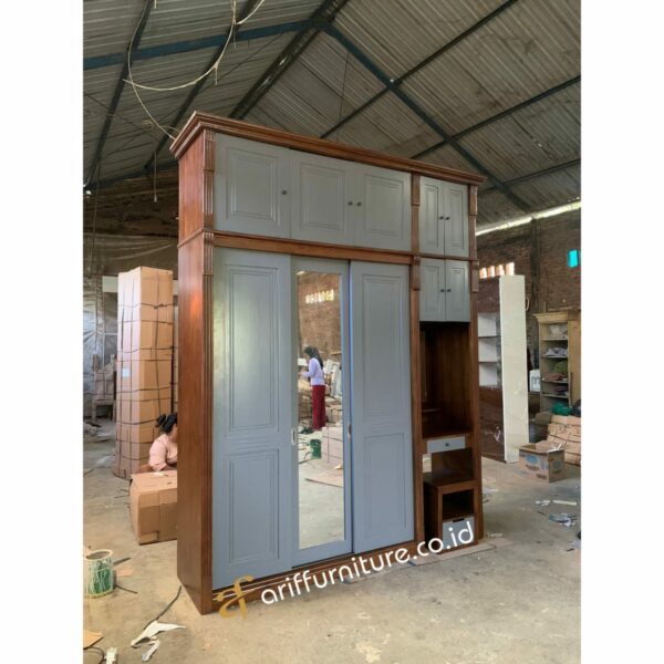 Lemari Pakaian Minimalis 3 Pintu Terbaru - Gambar 4