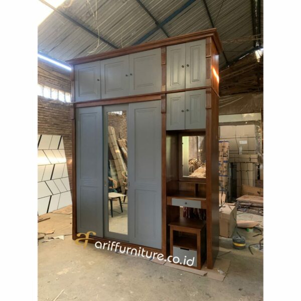 Lemari Pakaian Minimalis 3 Pintu Terbaru - Gambar 6