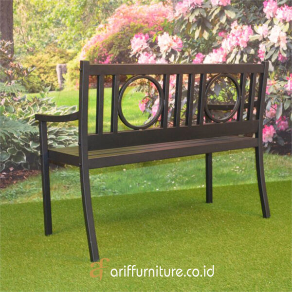 kursi taman minimalis unik kayu